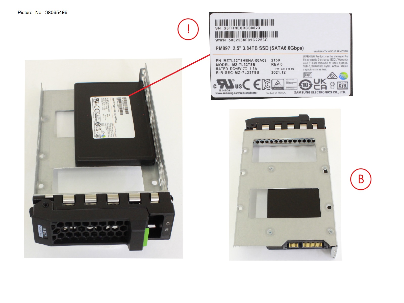 SSD SATA 6G 3.84TB MU LFF FOR NUTANIX