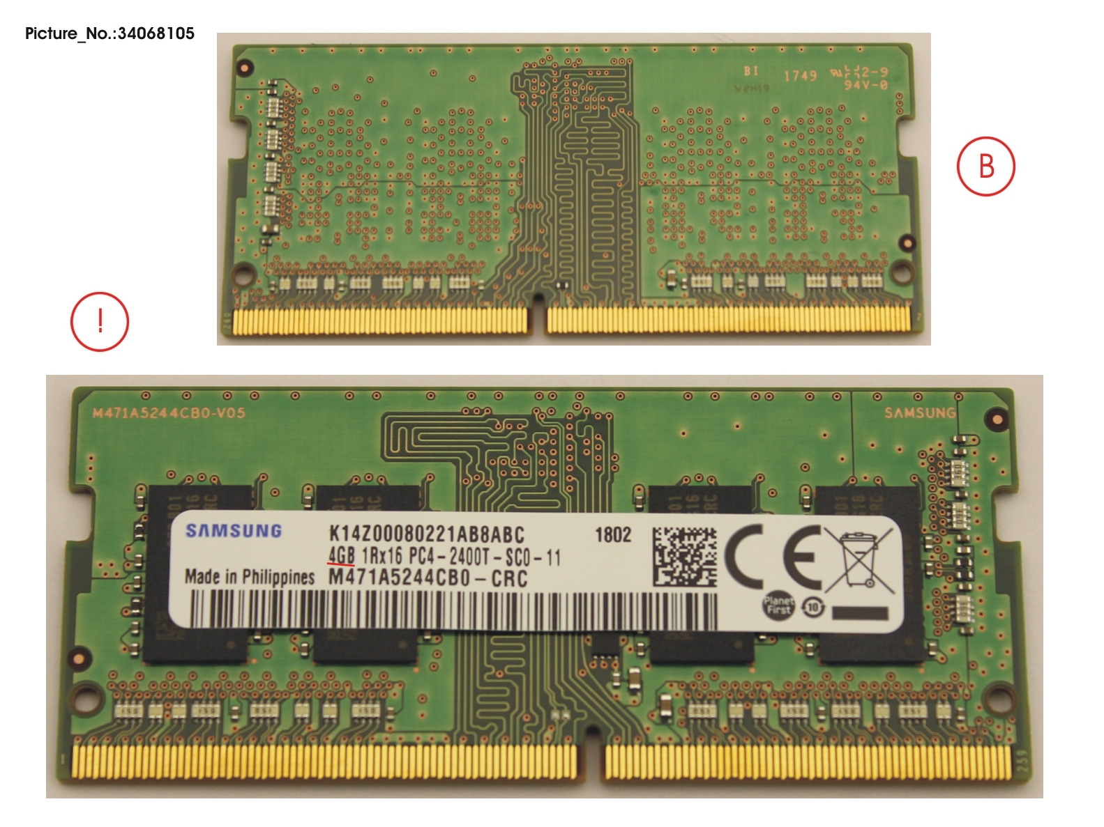 MEMORY 4GB DDR4