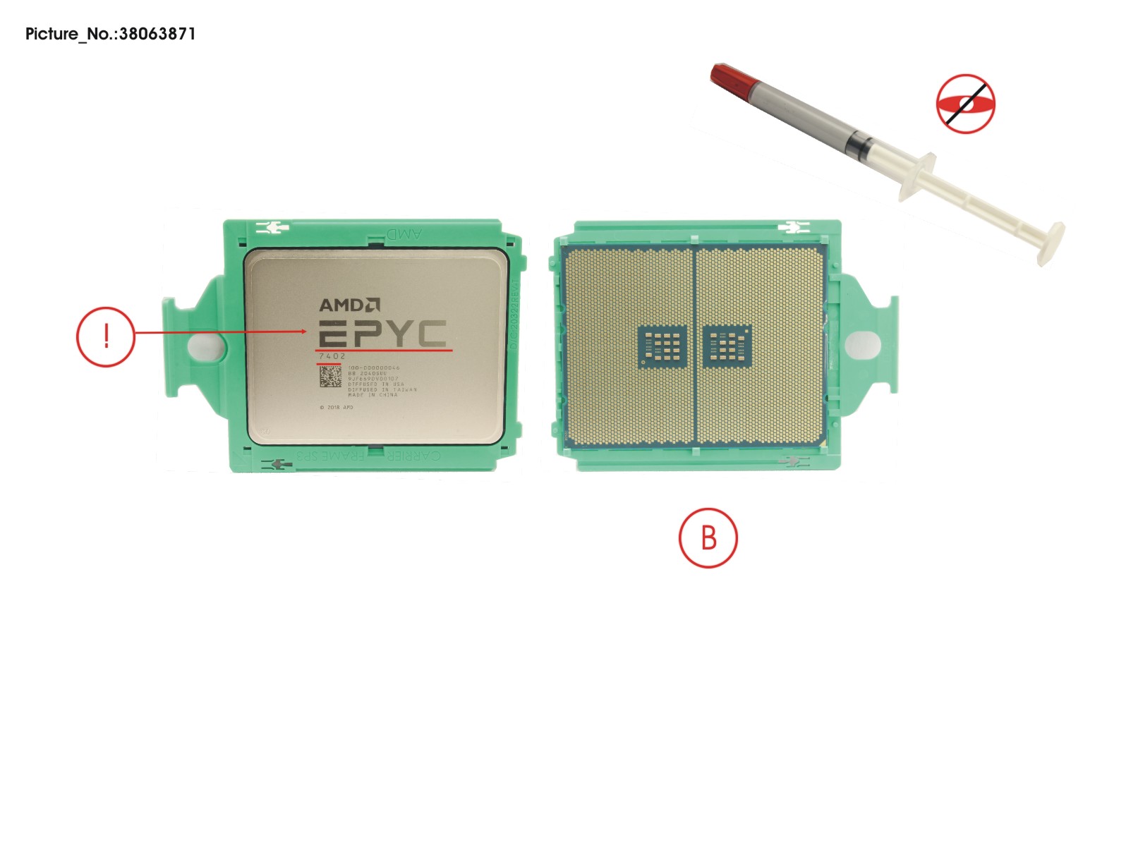 CPU AMD EYPC 7402 2.8GHZ 24CORE 180W (2P