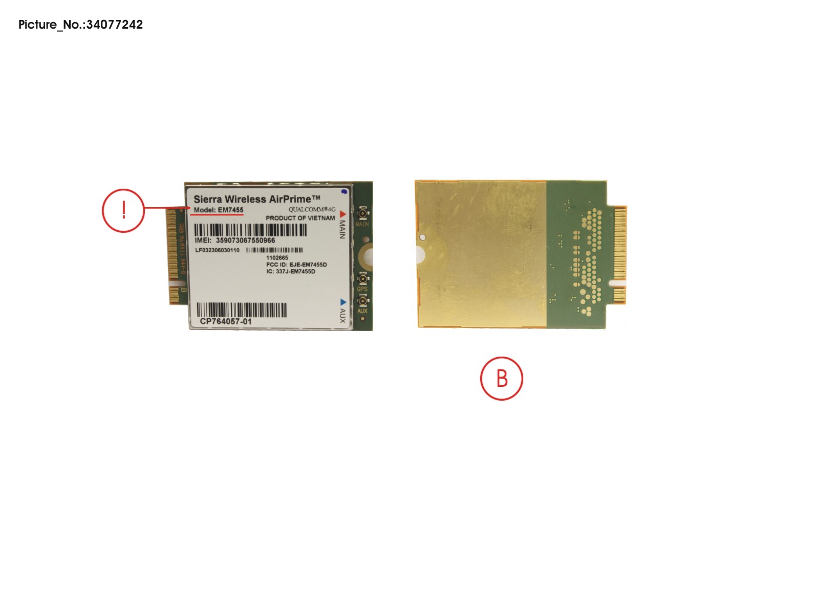 LTE MODULE 7455 BD