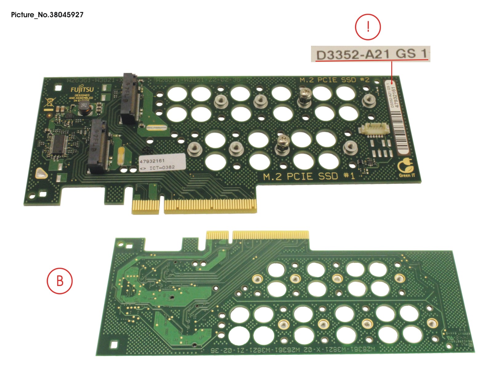 FUJITSU PCI-E SSD CARD D3352