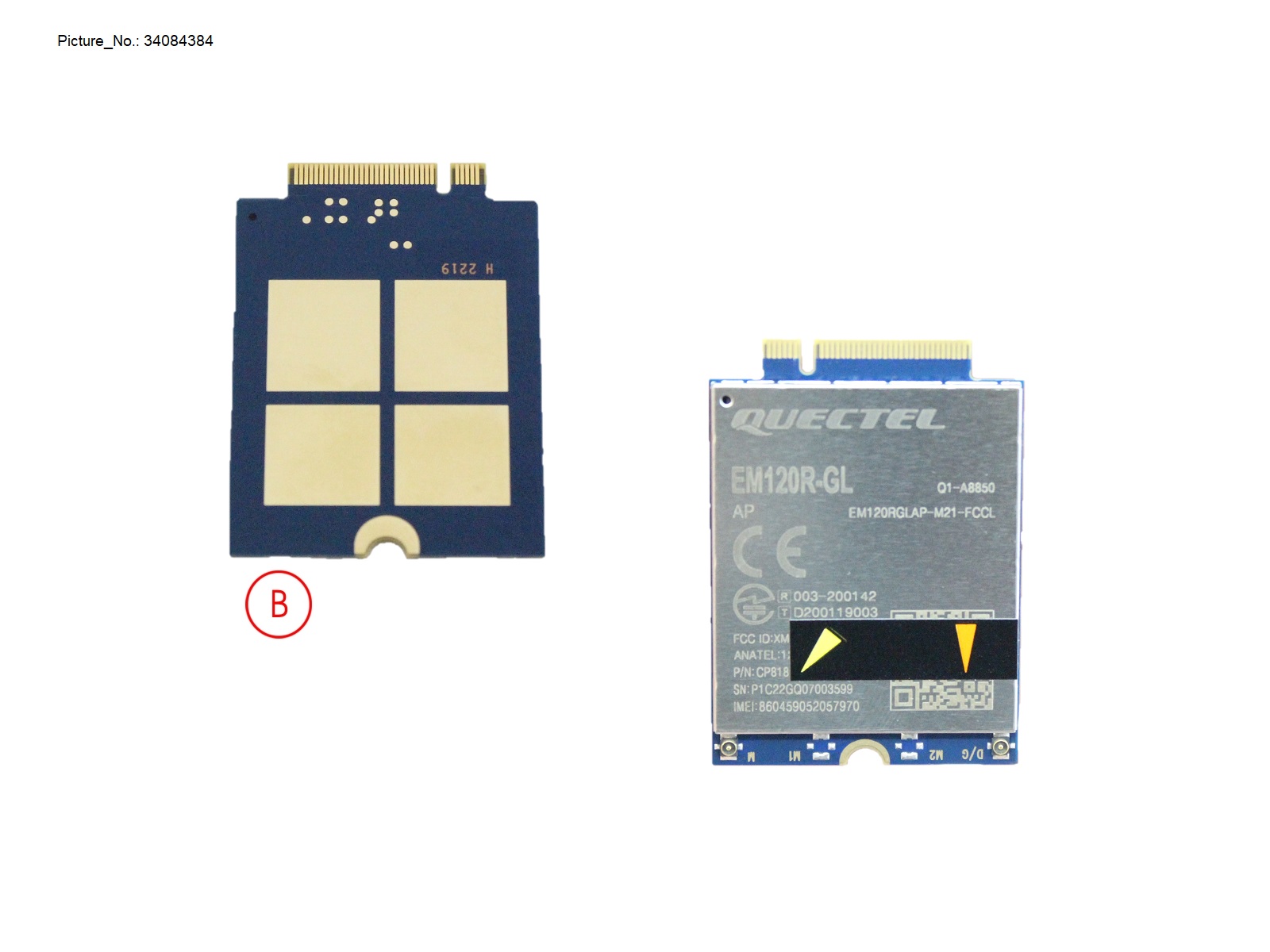 WWAN MODULE EM120R-GL (4G)