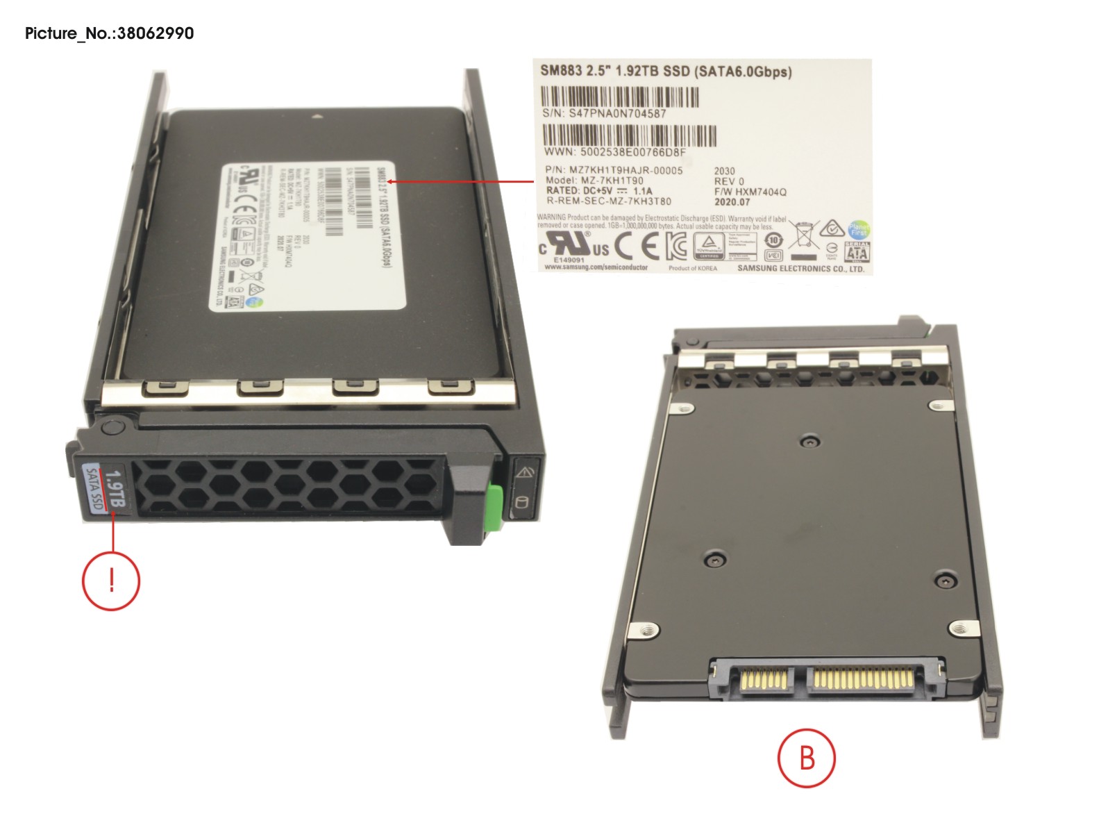 SSD SATA 6G 1.92TB MIXED-USE 2.5 H-P EP