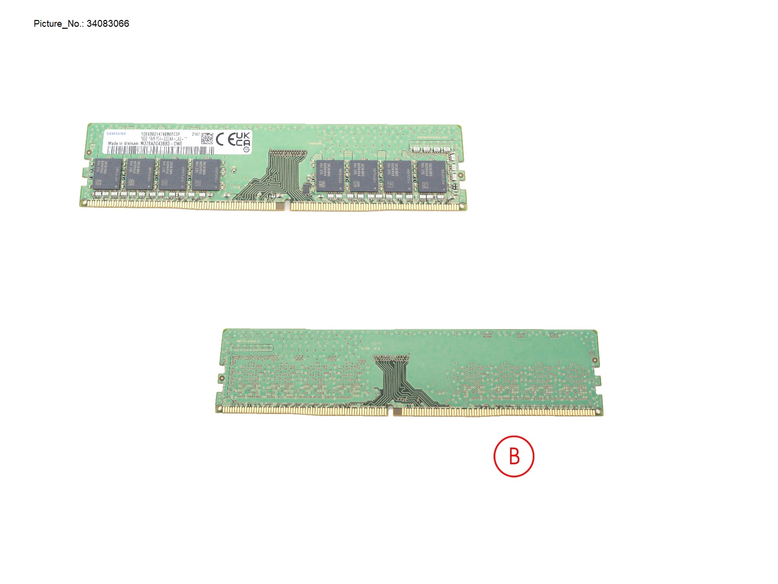 MEMORY 16GB DDR4-3200 UNB
