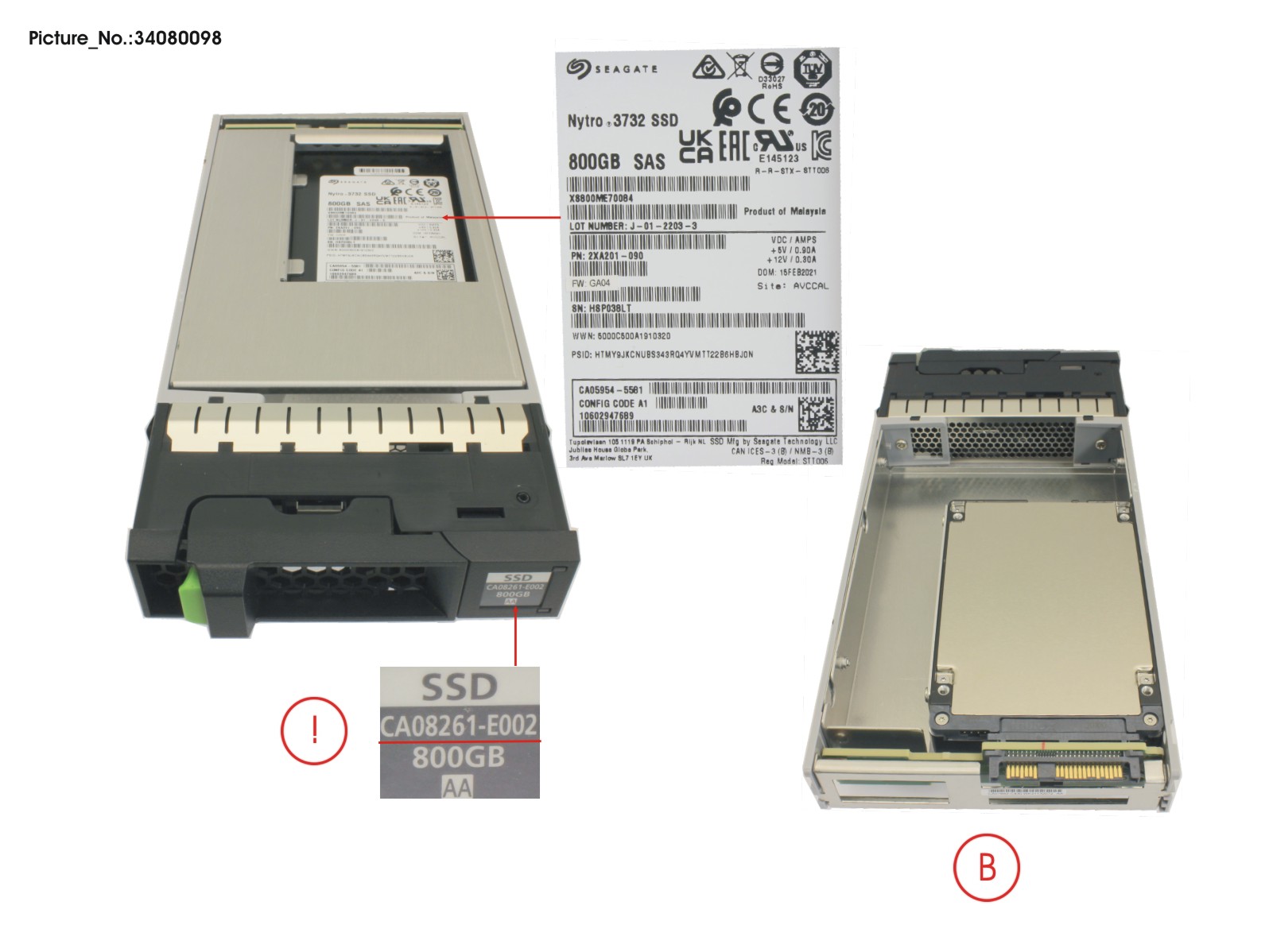 DX S5 SSD SAS 3.5 800GB 12G