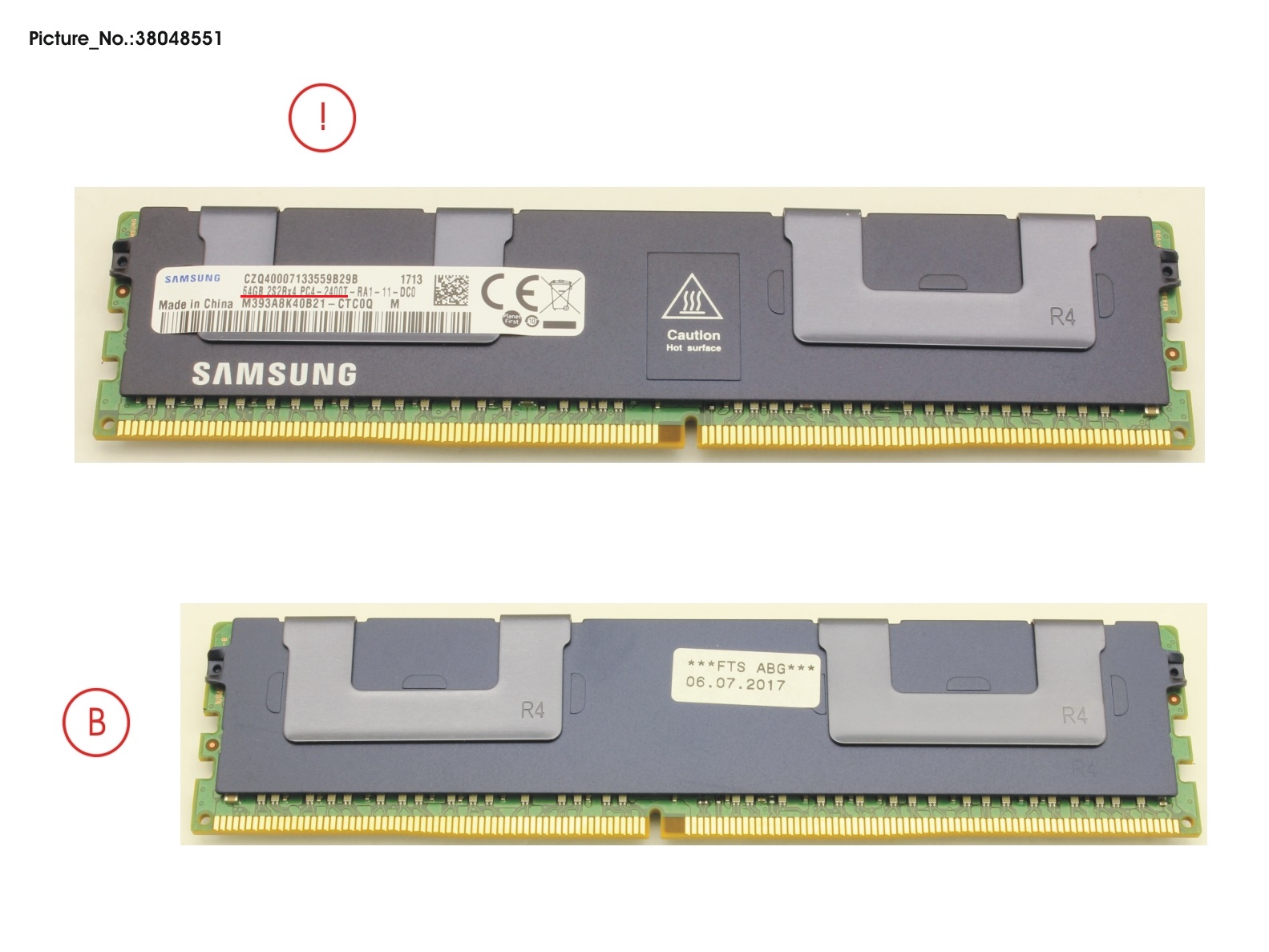 64GB 4RX4 DDR4-2400 3DS ECC