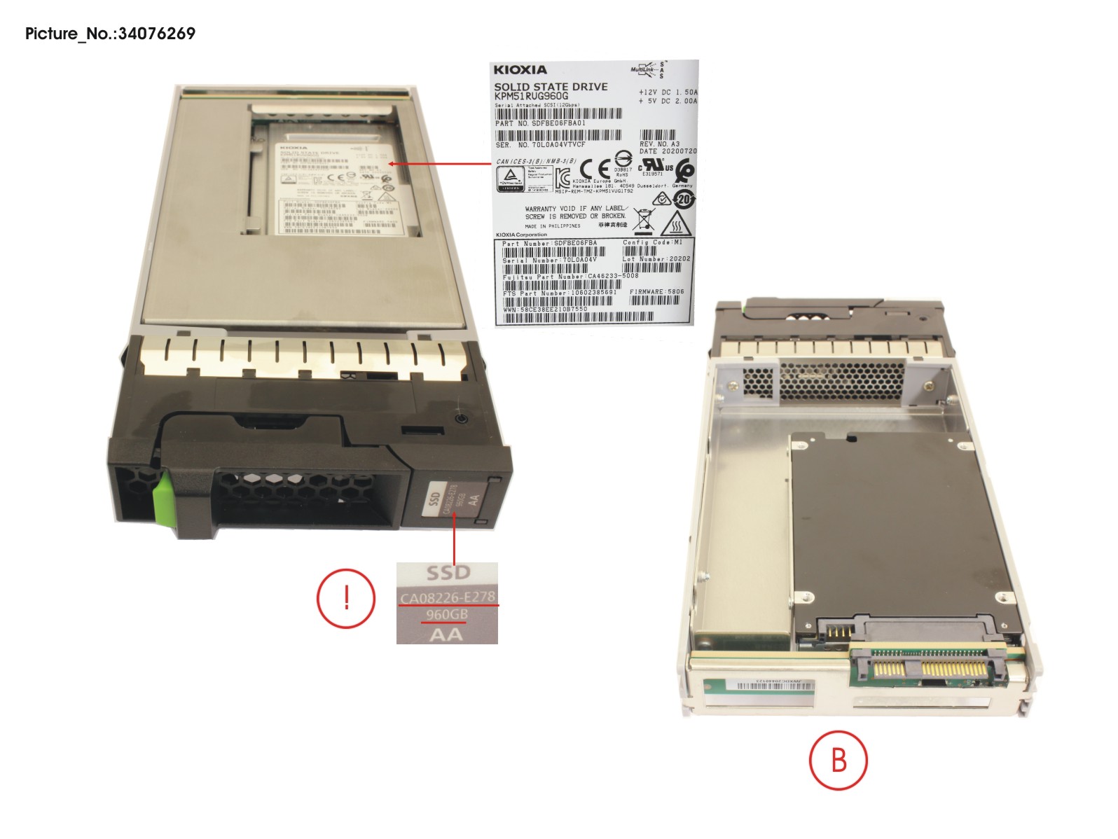 DX S3/S4 SSD SAS 3.5 960GB DWPD1 12G