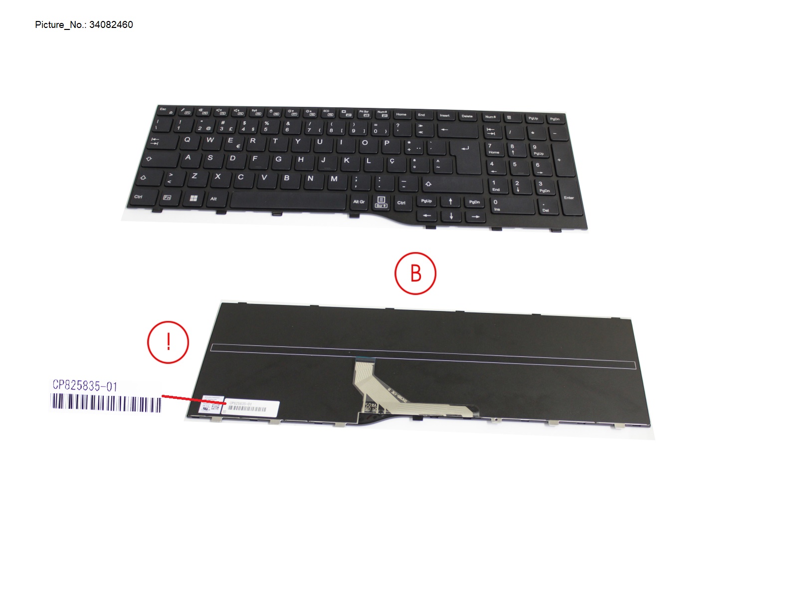 KEYBOARD BLACK PORTUGAL WIN11