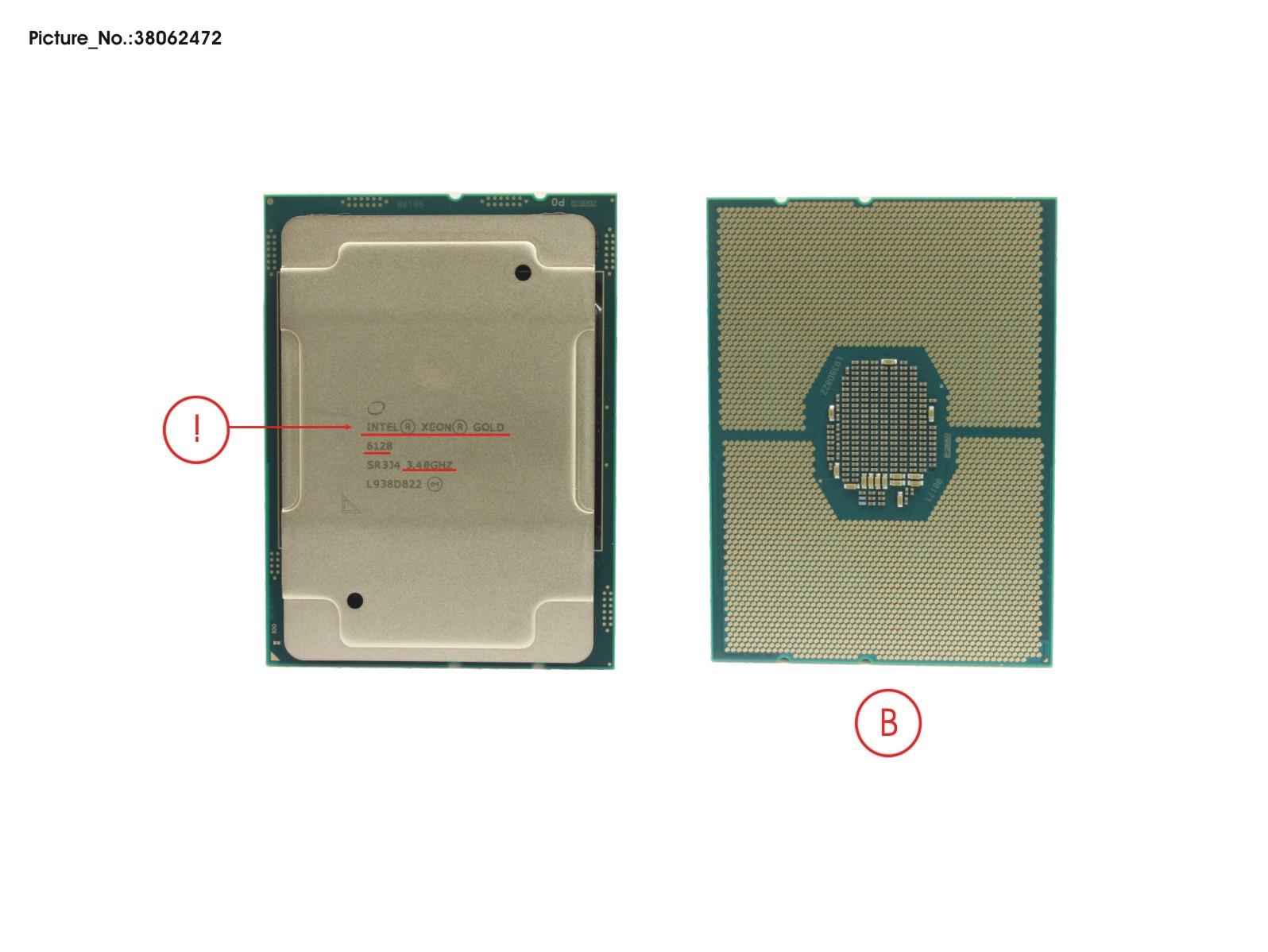 CPU INTEL XEON GOLD 6128 3400 115W