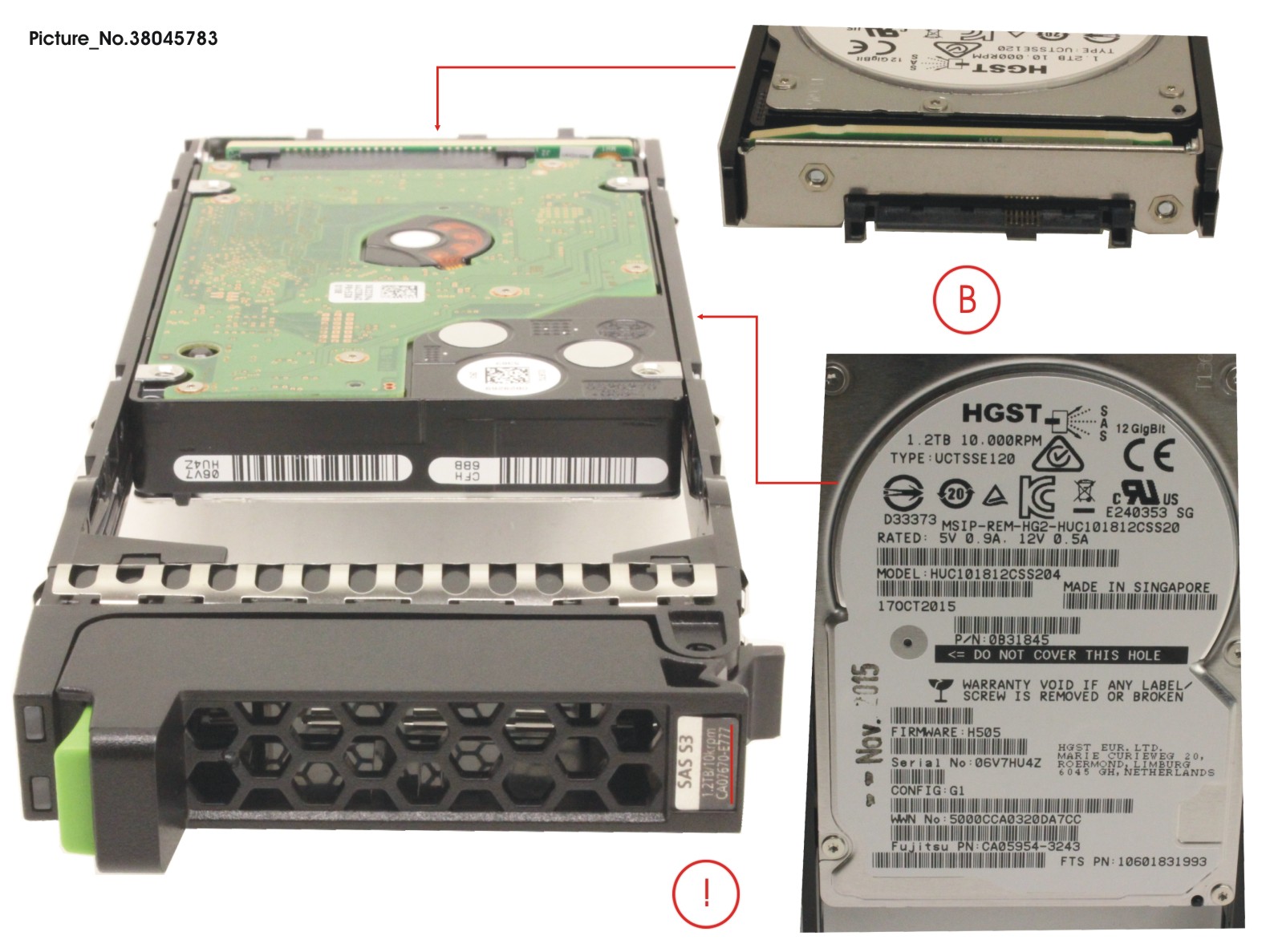 DX S3 HD DRIVE 2.5  1.2TB 10KRPM