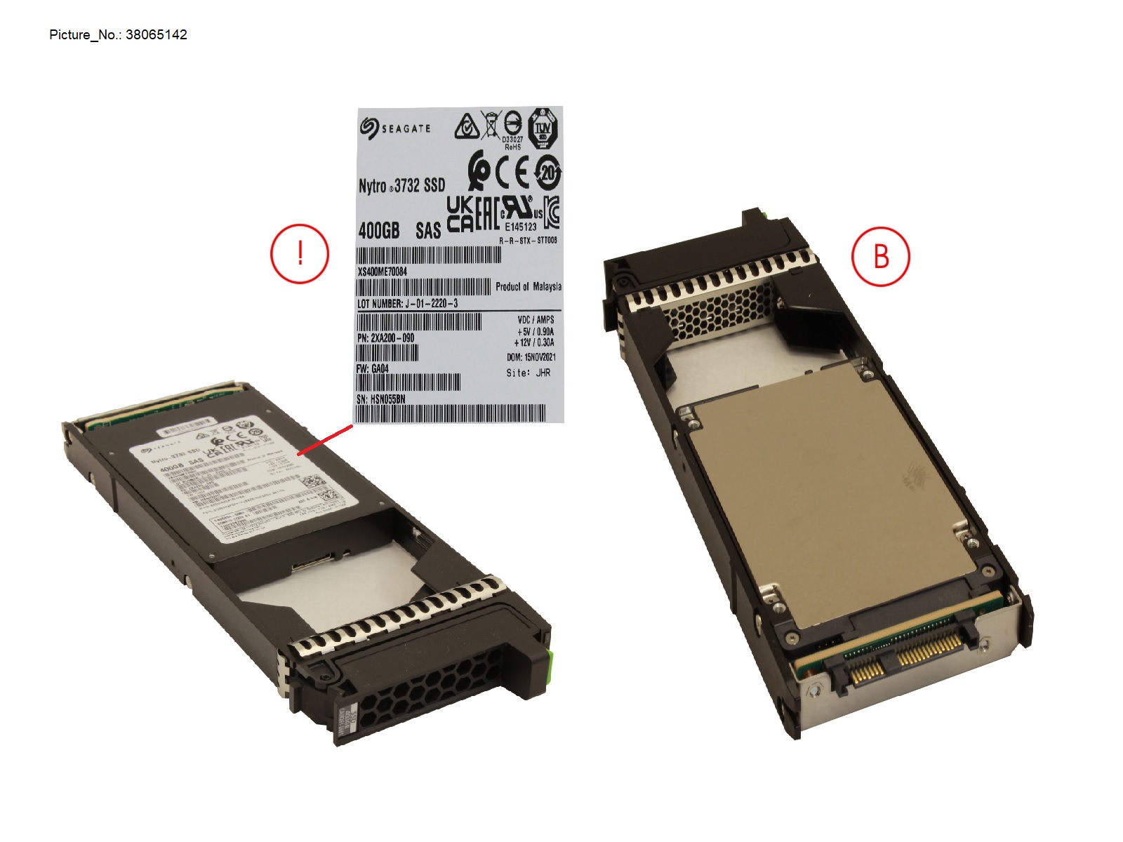 DX/AF SSD SAS 2.5 400GB 12G