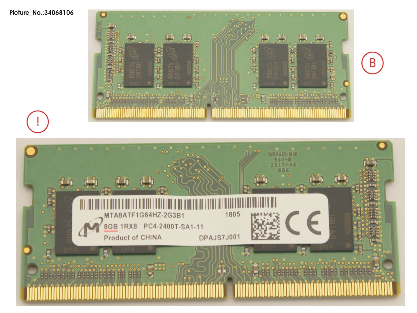 MEMORY 8GB DDR4