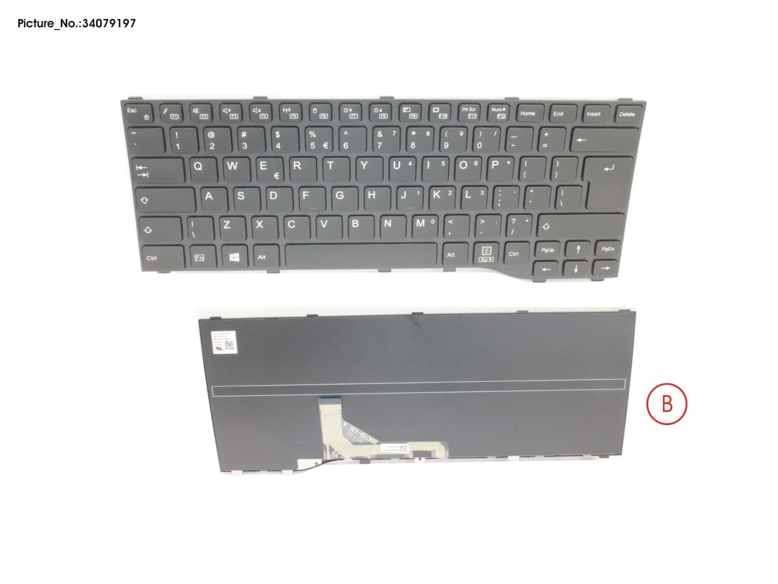 KEYBOARD BLACK US WIN10