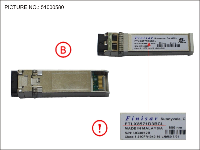 FUJITSU Ersatzteil SFP Modul Fiber 10GBE Primergy