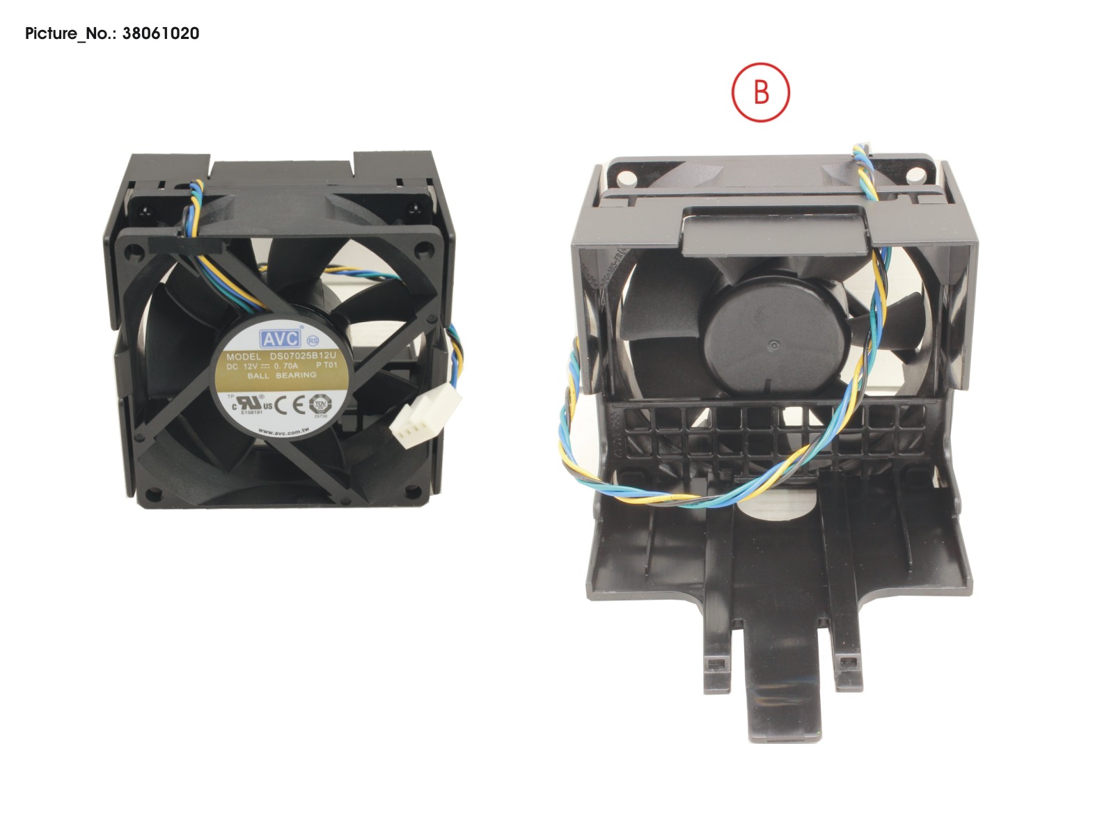 FUJITSU FAN 25 HOLDER 2.5 INCH