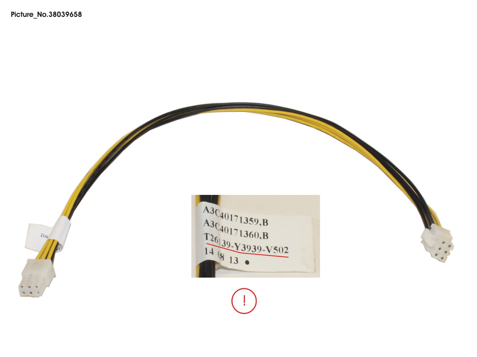 FUJITSU CBL RX2520M1 PWR35