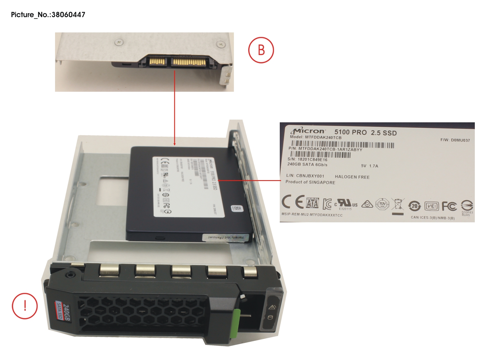 SSD SATA 6G 240GB READ-INT. 3.5 H-P EP SSD SATA 6G 240GB READ-INT. 3.5 H-P EP
