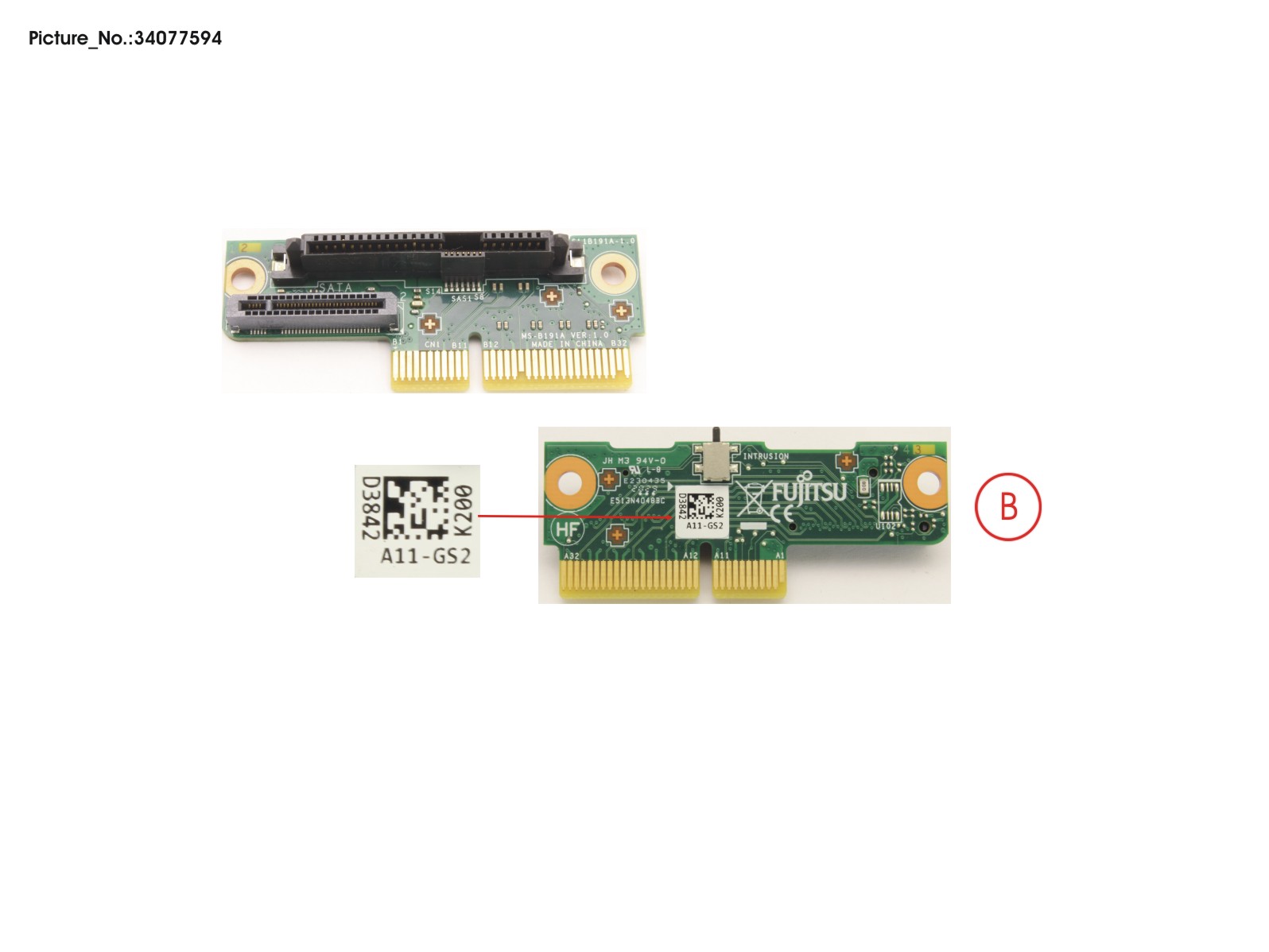 FUJITSU RISER MOUNTING KIT 2.5  OR SECOND M.2