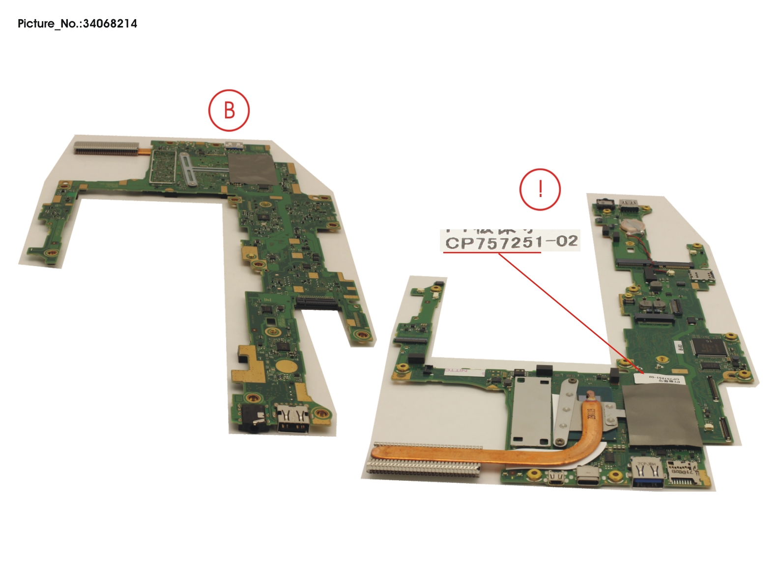 MAINBOARD ASSY I7-8650U / 16GB