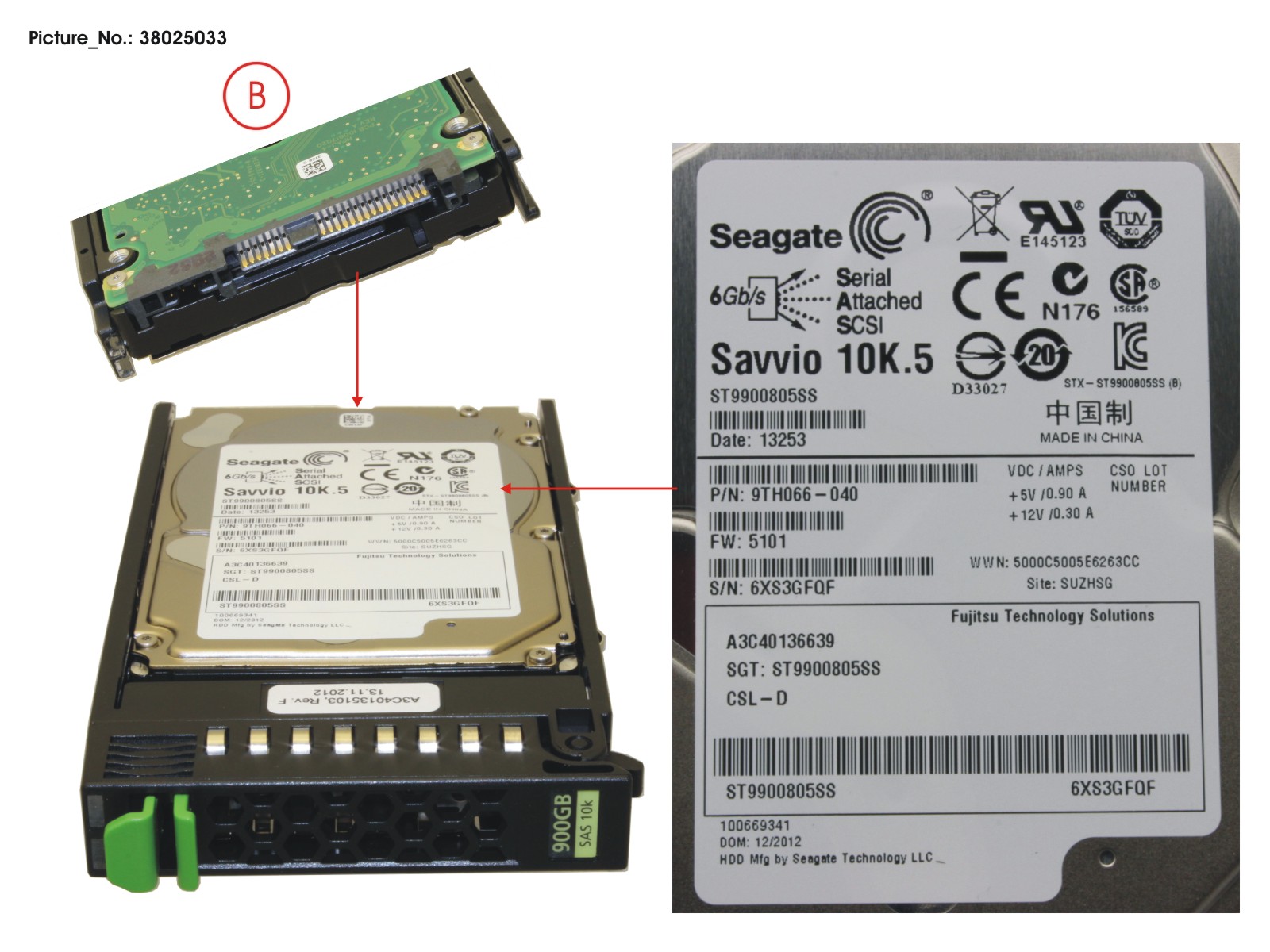 FUJITSU HD SAS 6G 900GB 10K HOT PL 2.5  EP FUJITSU HD SAS 6G 900GB 10K HOT PL 2.5  EP