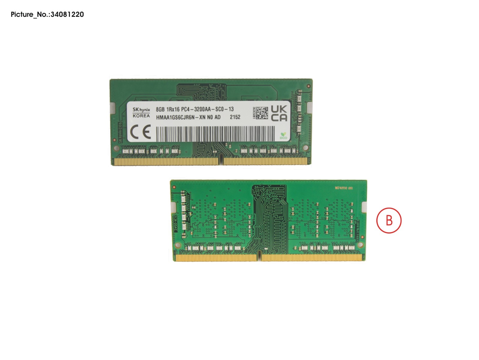 MEMORY 8GB DDR4-3200